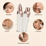 Bare Trimmer®   2-in-1 Rechargeable Facial Hair Remover